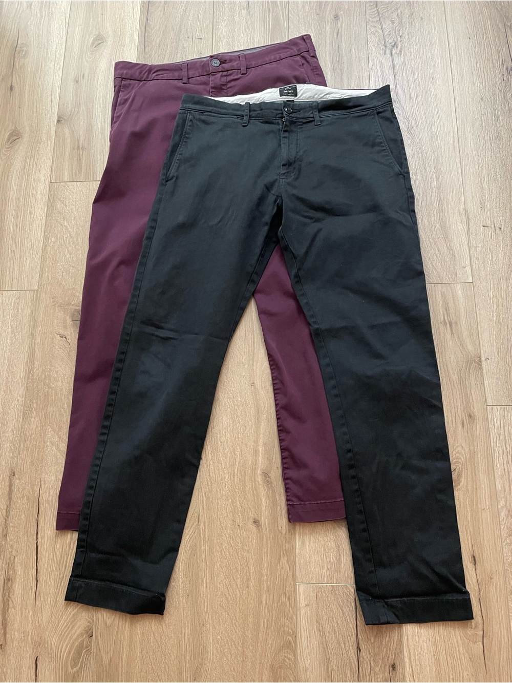 Bundle lot pair J Crew 484 slim stretch Express hyper stretch skinny 32 30